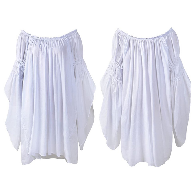 Vintage middeleeuwse renaissan - Blouse Off Shoulder recensie en prijs