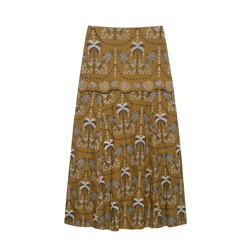 NINE ZAR damesmode set, mouwlo - Midi Skirt Floral recensie en prijs